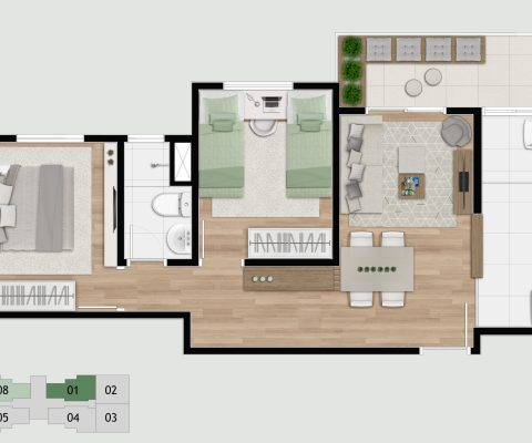 BROOKLIN Vargem Grande Planta Tipo Meio HR remiss